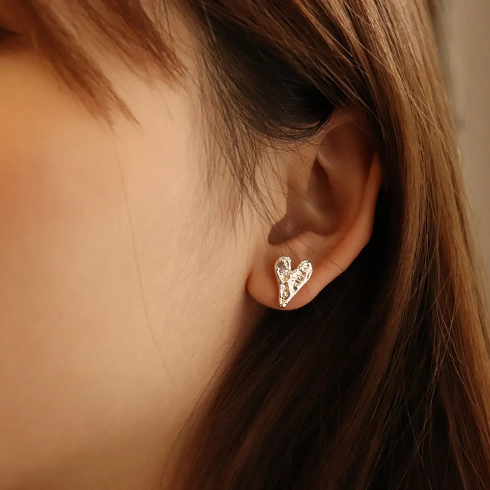 Zahra's Sister Heart Earrings (Sterling Silver)