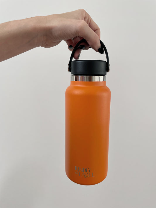 Orange 1L Water Bottle